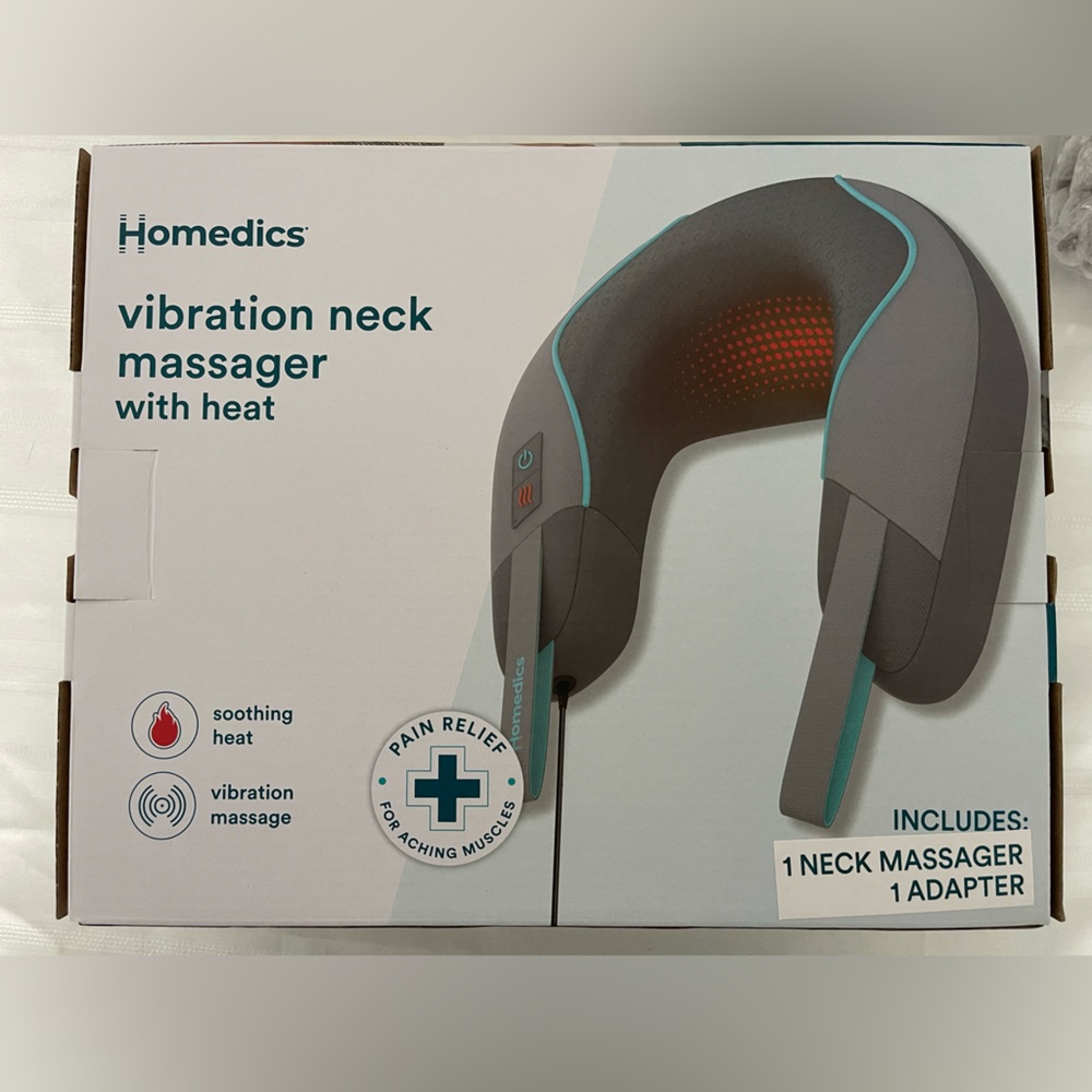 NIB Homedics Vibration Neck Massager with Heat - Picture 3 of 7